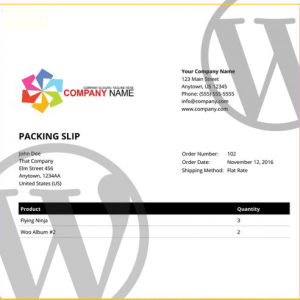 WooCommerce PDF Invoices & Packing Slips