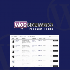 WooCommerce Product Table